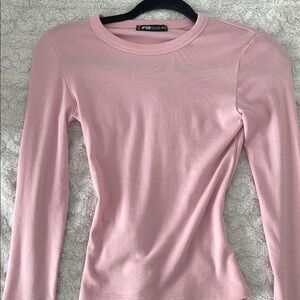 Pink Long Sleeve Top